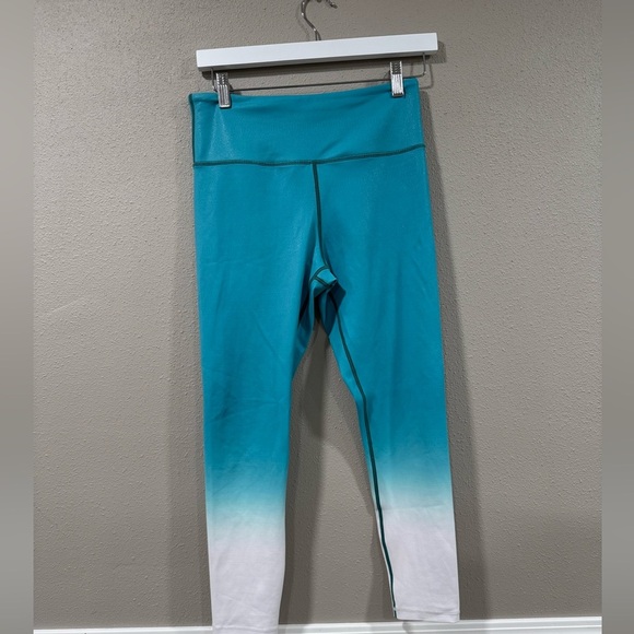 Zyia Teal Venom Metallic Ombré Light N Tights - Picture 3 of 7